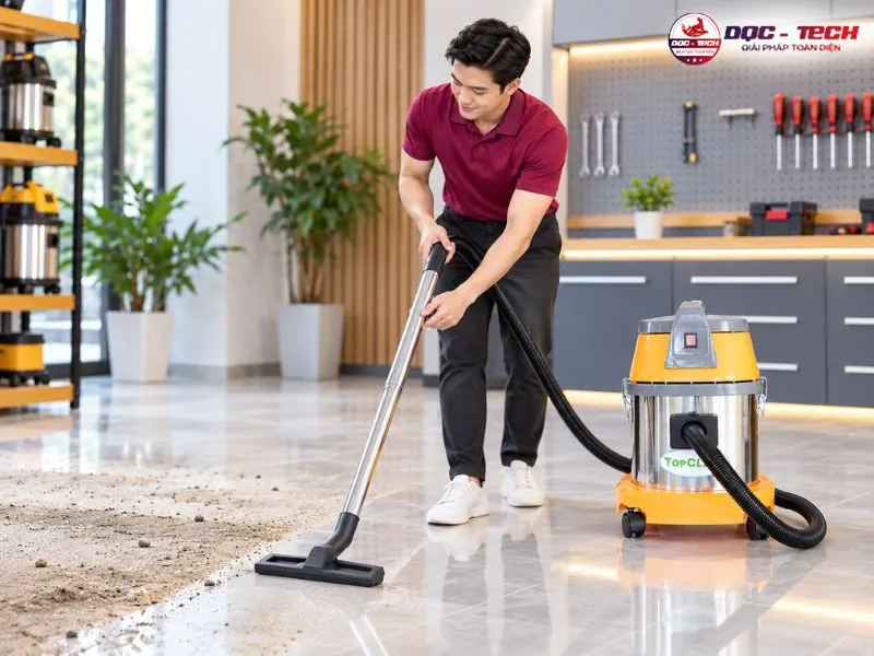Di chuyển bàn hút bụi đúng cách để đạt hiệu quả