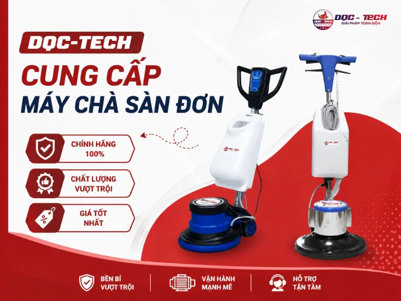 Địa chỉ mua máy chà sàn đơn