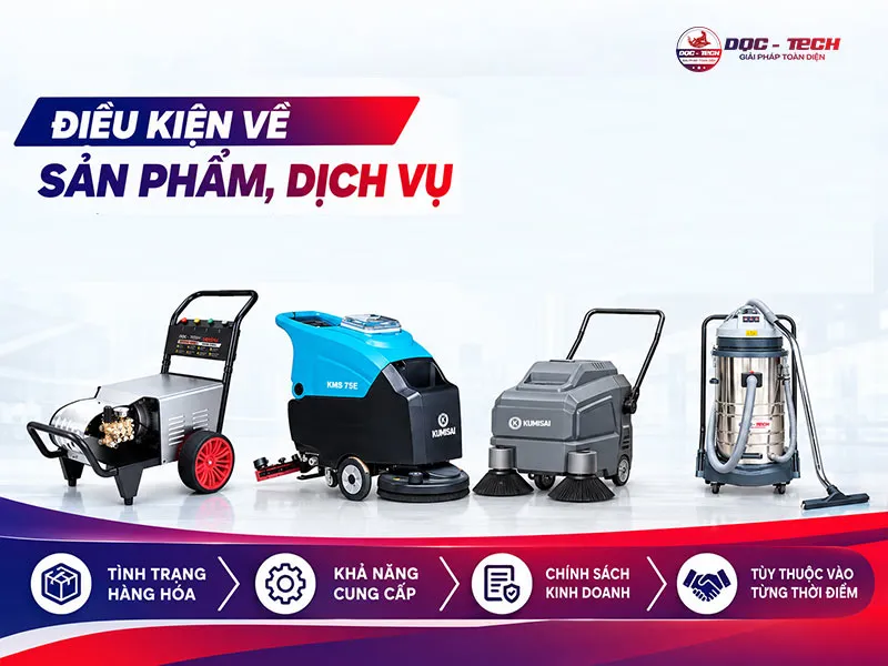 Điều kiện về sản phẩm, dịch vụ