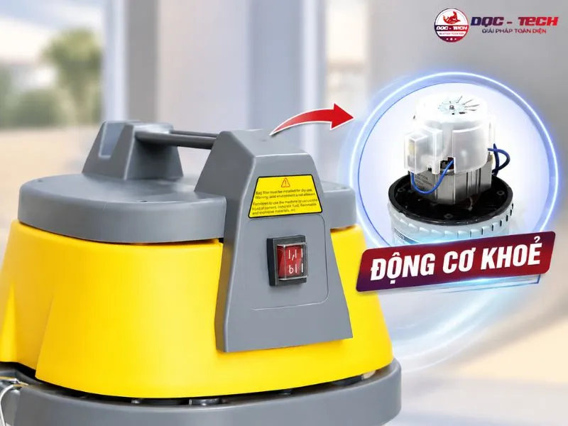 Kumisai KMS15H-Hepa sở hữu động cơ khoẻ