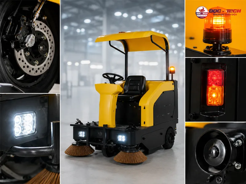 DQC Tech 120 được trang bị đầy đủ phụ kiện