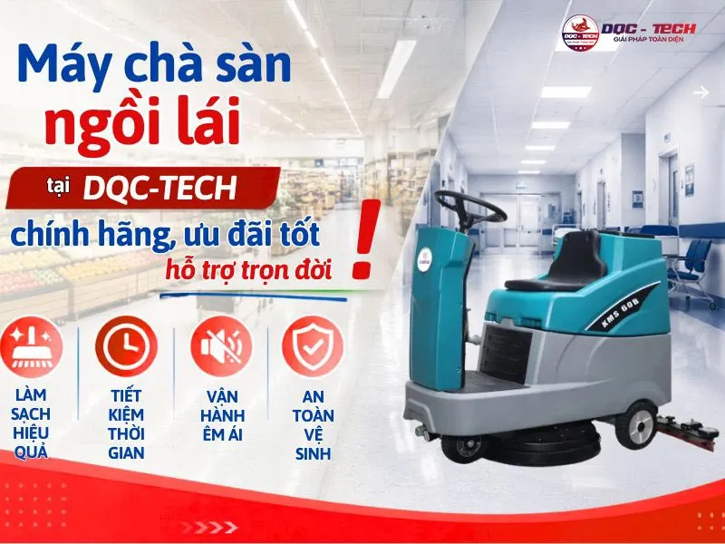 Nơi bán máy chà sàn ngồi lái