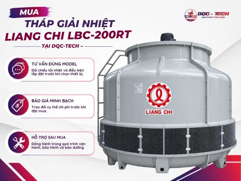 Mua tháp hạ nhiệt Liang Chi LBC-200RT chính hãng tại DQC-TECH