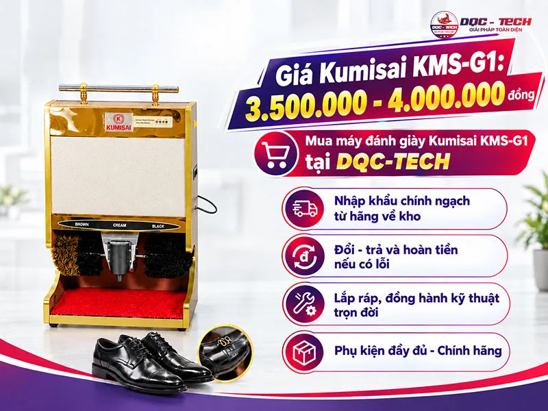 Giá bán máy đánh giày tự động Kumisai KMS-G1