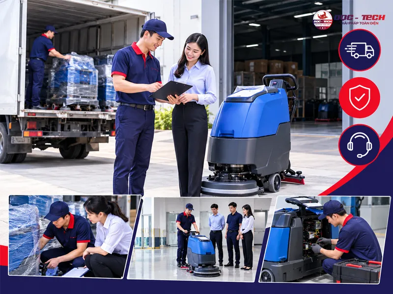 giao hàng nhanh, lắp đặt chu đáo và tận tâm