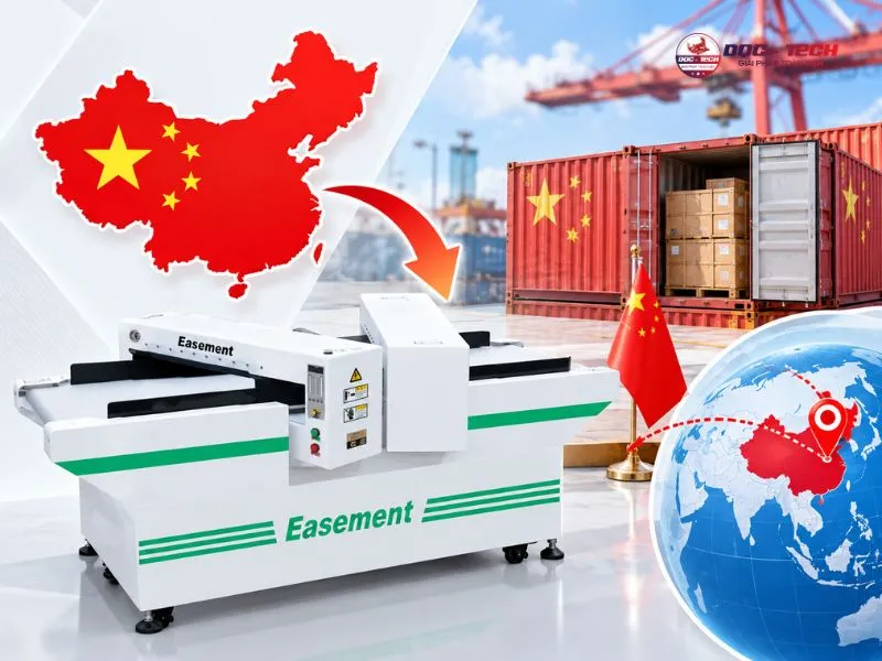 Nguồn gốc xuất xứ máy rà kim loại Easement