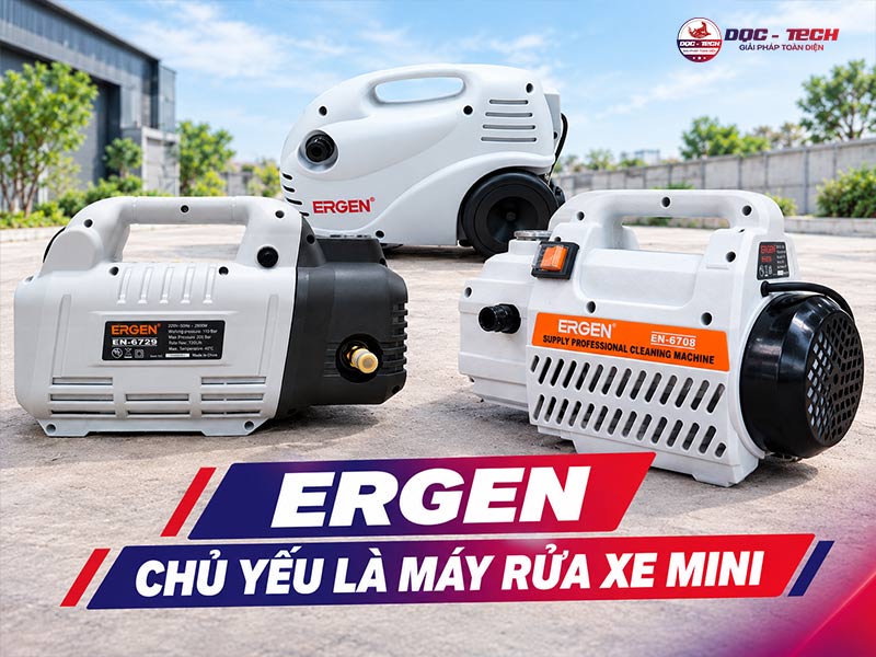 Hạn chế cần cân nhắc khi mua máy rửa xe Ergen