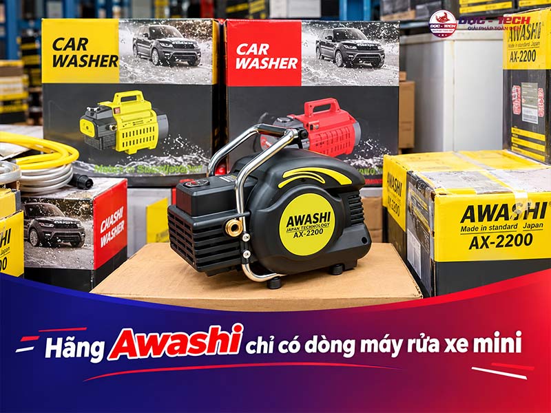 Hạn chế tồn đọng của máy rửa xe Awashi