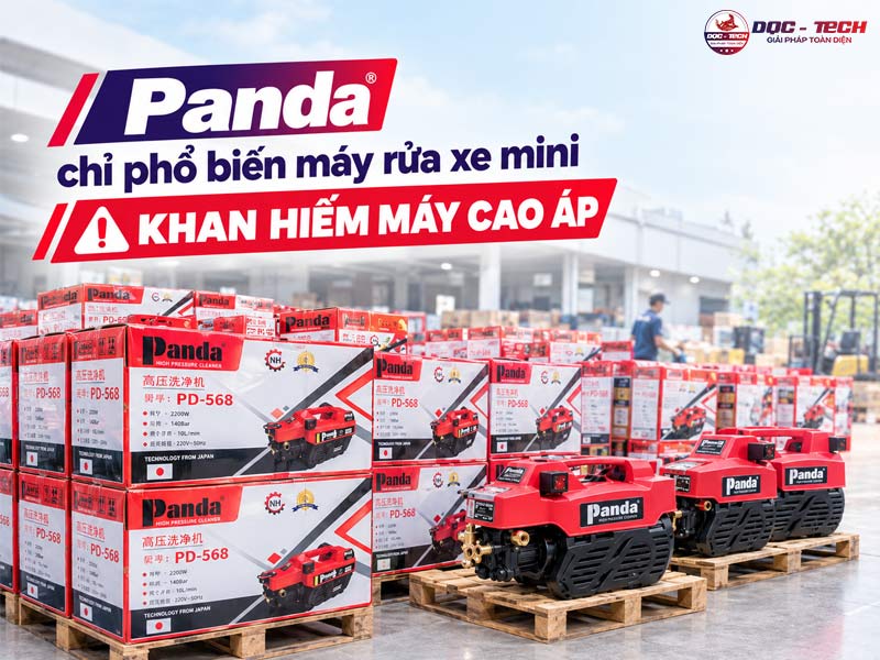 Hạn chế máy rửa xe Panda