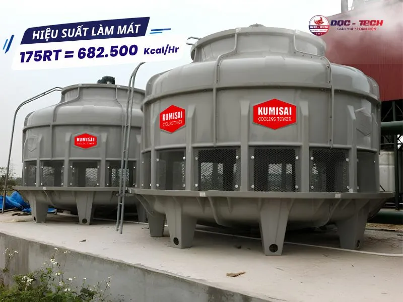 Thông số giải nhiệt của tháp Kumisai KMS 175RT
