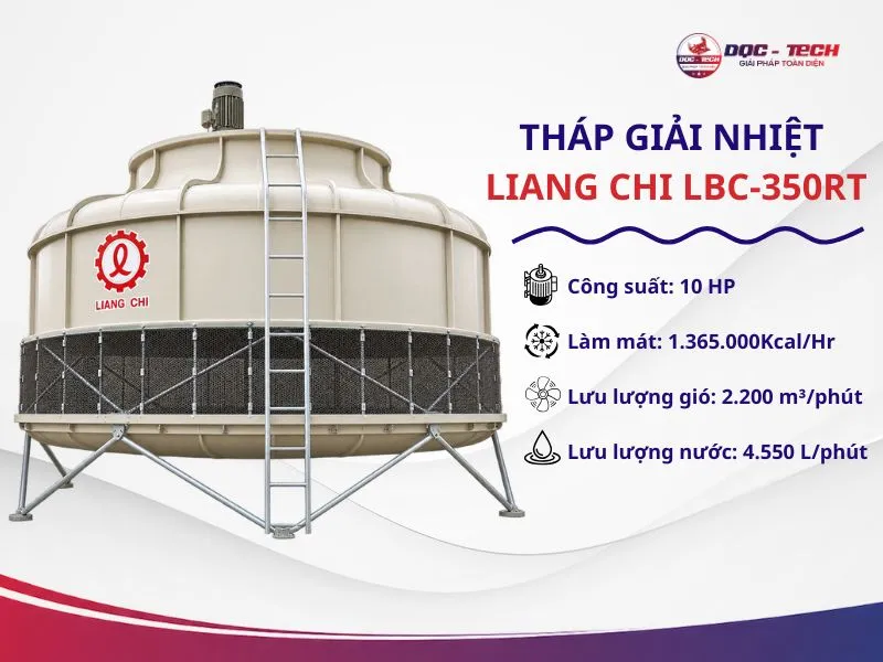 Thông số giải nhiệt của tháp Liang Chi LBC-350RT