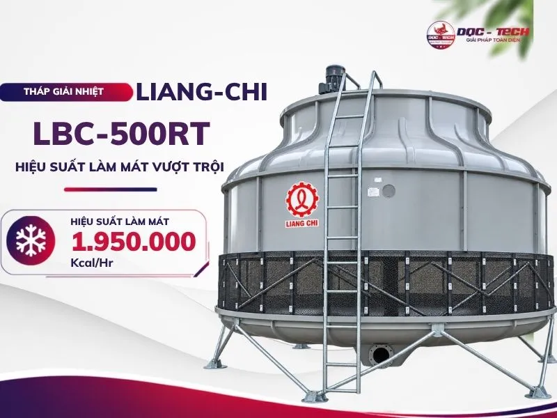 Hiệu suất làm mát của tháp giải nhiệt tròn Liang Chi LBC-500RT