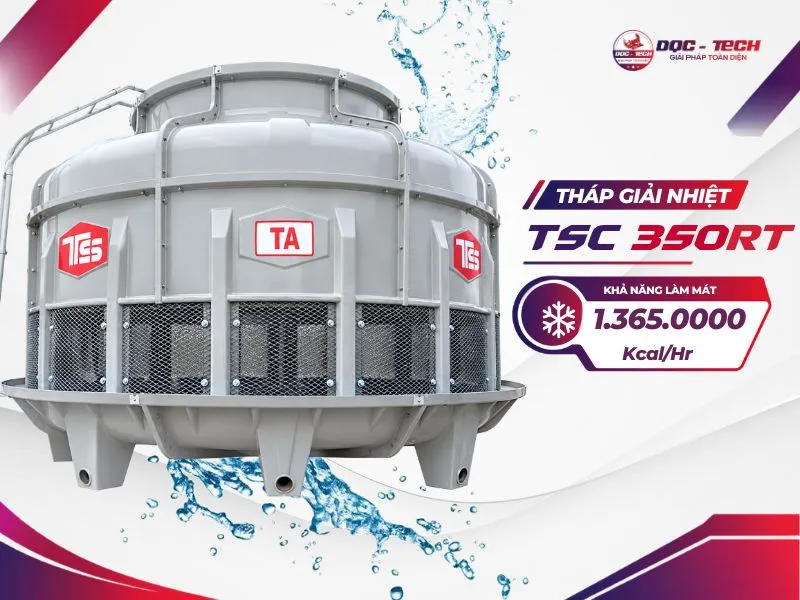 Năng lực làm mát của tháp giải nhiệt Tashin TSC 350RT