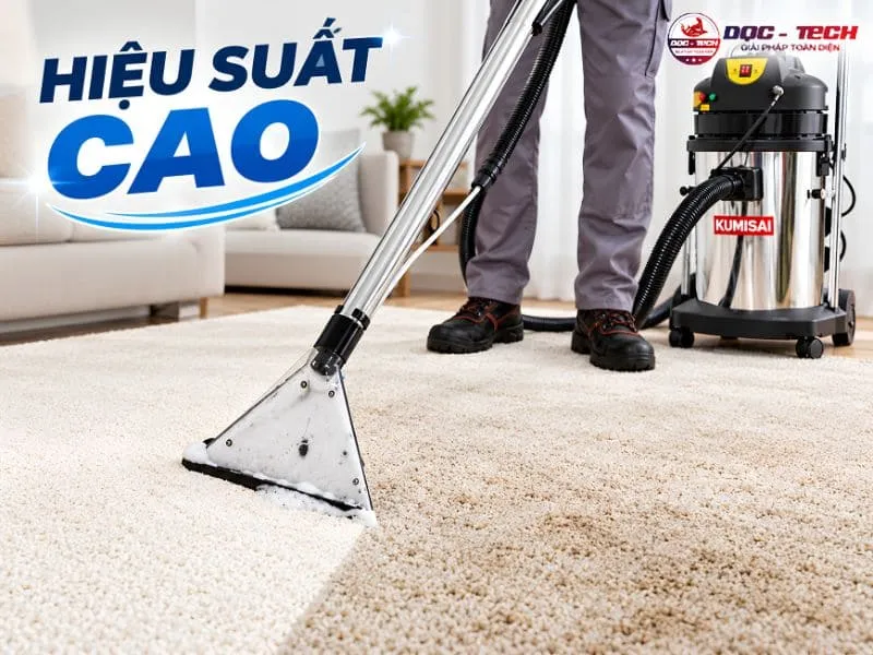 Máy giặt thảm Kumisai KMS-40ZQ mang lại hiệu suất cao