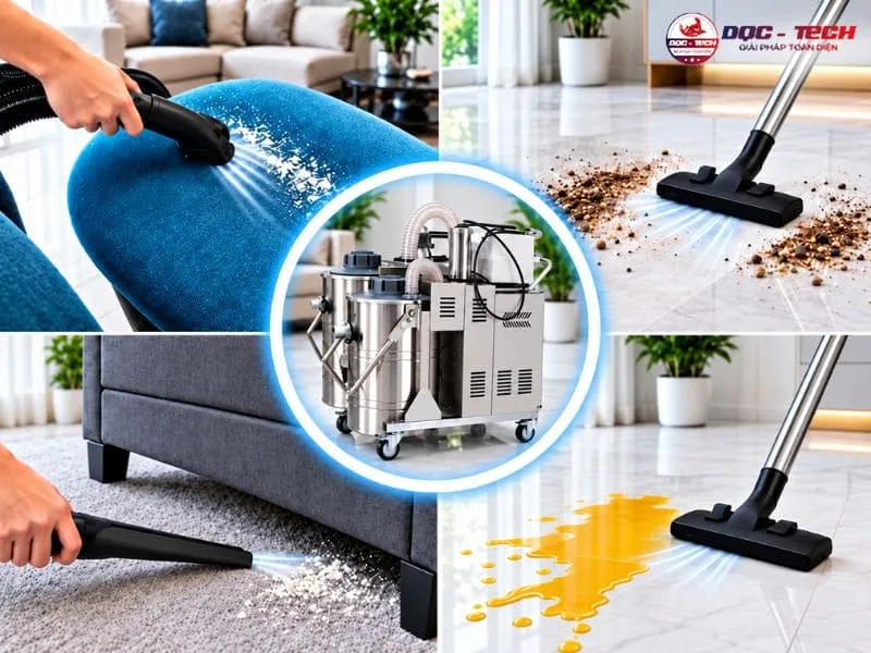Cần chọn đầu hút phù hợp cho máy hút bụi