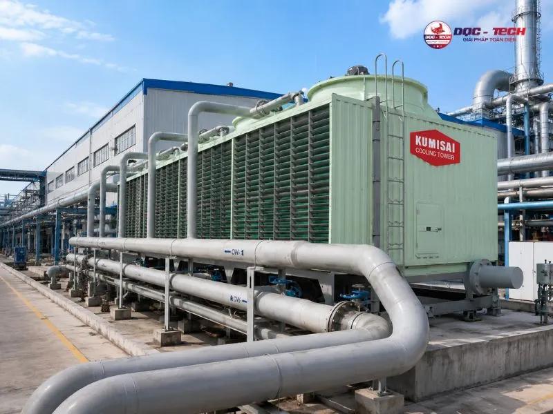 Tháp giải nhiệt vuông tại Hải Phòng