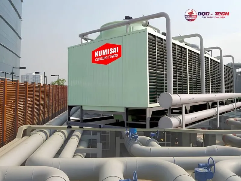 Tháp giải nhiệt tuần hoàn kín được ứng dụng rộng rãi Tháp giải nhiệt tuần hoàn kín được ứng dụng rộng rãi
