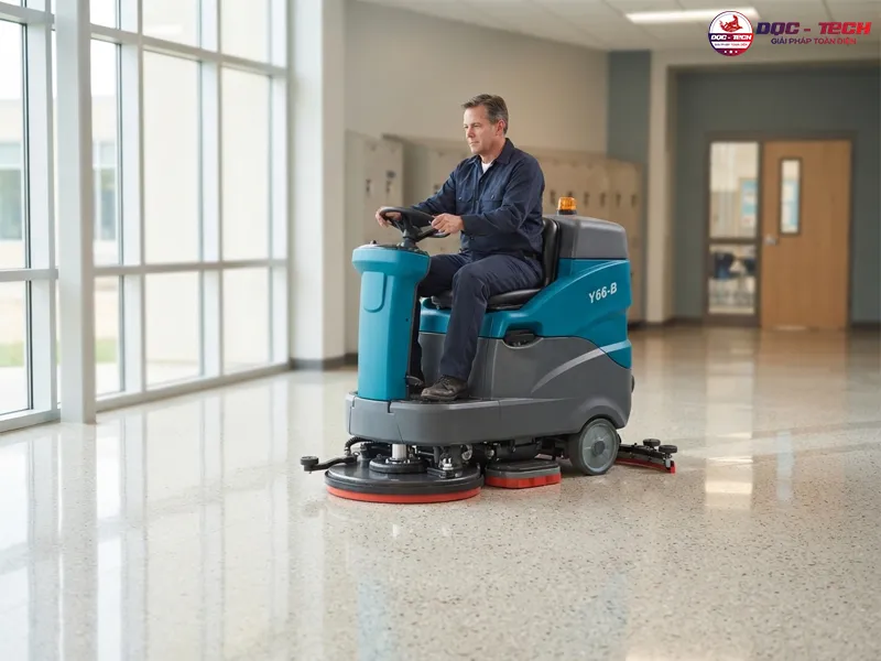 Hỗ trợ làm sạch và thu hồi nước bẩn nhanh chóng