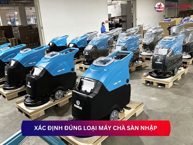 HS code máy chà sàn: lưu ý 