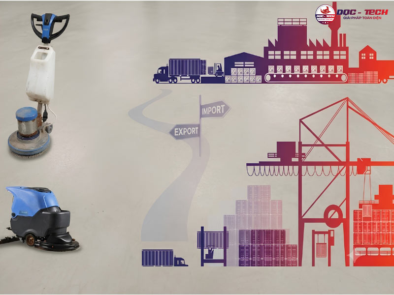 HS code máy chà sàn: máy cũ có nhập được không