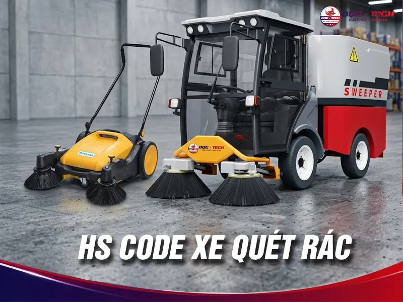 HS code xe quét đường HS code xe quét đường