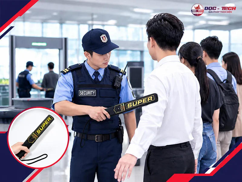 kết cấu Máy dò kim loại Big Scan Hand MD-3000