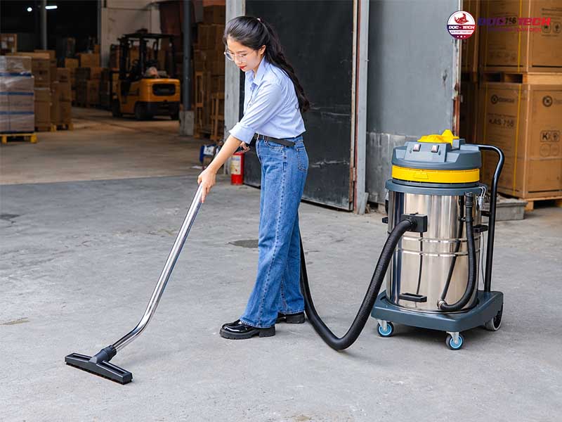 Sức hút của máy hút bụi công nghiệp lúc mạnh lúc yếu