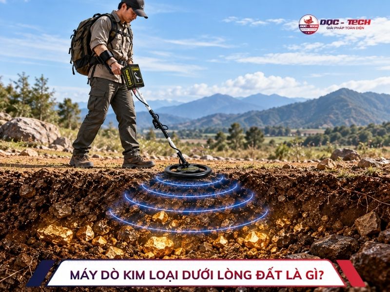 Định nghĩa về máy dò kim loại dưới lòng đất