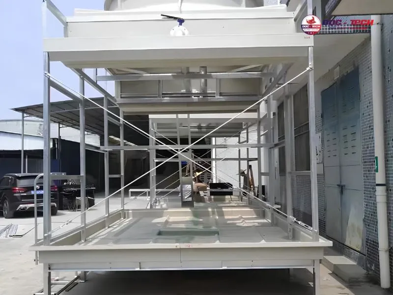 Khung xương tháp giải nhiệt chắc chắn, nâng đỡ toàn bộ tháp Khung xương tháp giải nhiệt chắc chắn, nâng đỡ toàn bộ tháp