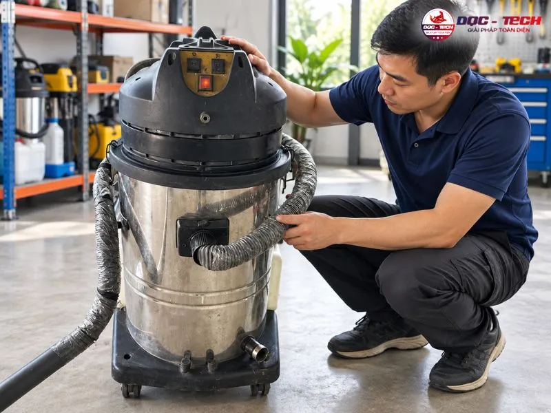 Nên kiểm tra kết cấu bên ngoài máy hút bụi cũ trước khi mua