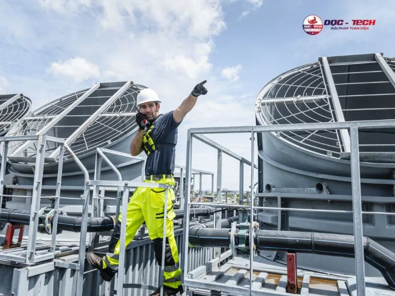 Check kỹ nguồn điện và hệ thống cấp nước trước khi đưa tháp vào vận hành Check kỹ nguồn điện và hệ thống cấp nước trước khi đưa tháp vào vận hành