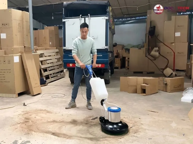 Kinh nghiệm sử dụng máy chà sàn đơn bền, hiệu quả