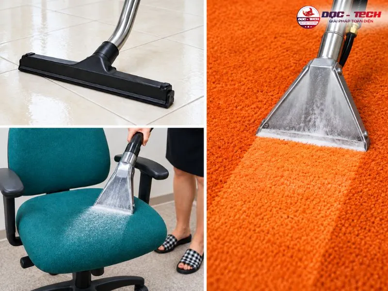 Nên điều chỉnh chế độ phun hút của máy giặt thảm Kumisai phù hợp