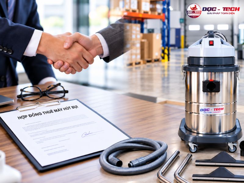 Ký kết hợp đồng mua bán máy hút bụi công nghiệp