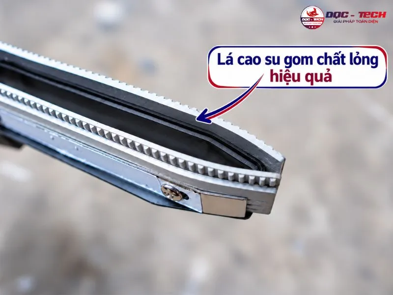 Lưỡi cao su của bàn hút nước gom chất lỏng hiệu quả