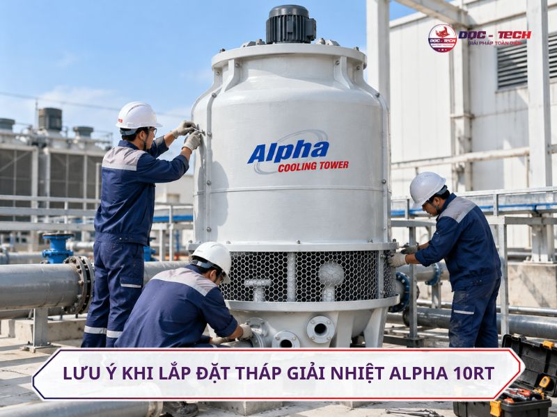 Lắp đặt tháp giải nhiệt cần lưu ý những gì