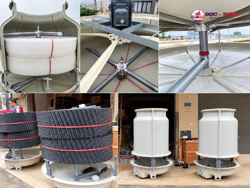 Chi tiết cách lắp đặt tháp hạ nhiệt Tashin TSC 10RT