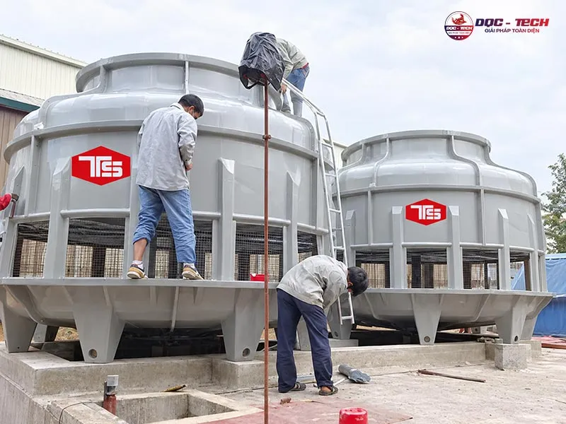 Thiết kế của tháp giải nhiệt Tashin Thiết kế của tháp giải nhiệt Tashin