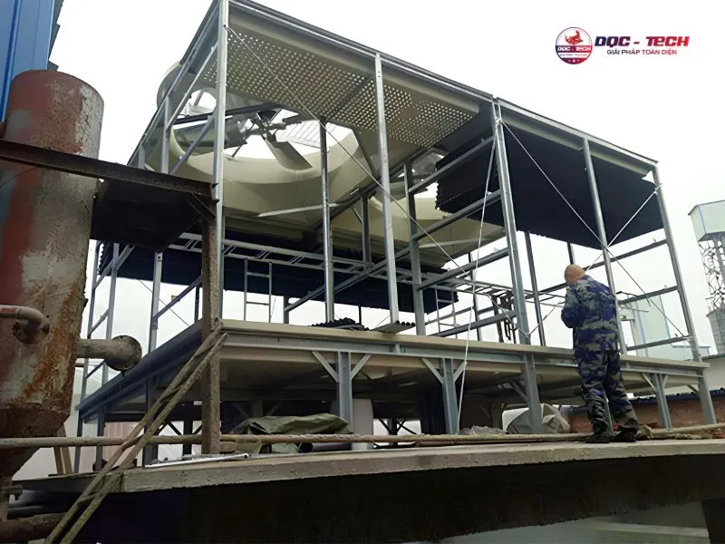 Cần lưu ý gì khi lắp đặt tháp hạ nhiệt Kumisai KMS 200RT