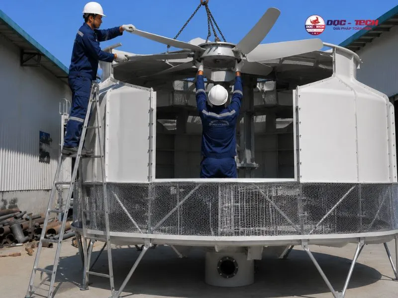Lắp motor tháp tản nhiệt đúng tiêu chuẩn kỹ thuật Lắp motor tháp tản nhiệt đúng tiêu chuẩn kỹ thuật
