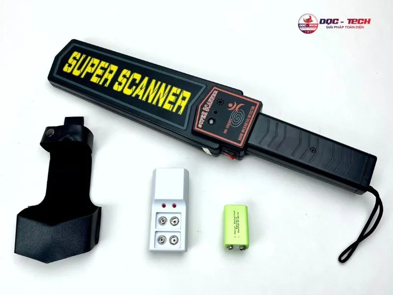 Lắp pin trước khi sử dụng Super Scanner MD3003