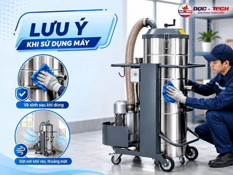Vệ sinh máy hút bụi sau mỗi lần sử dụng