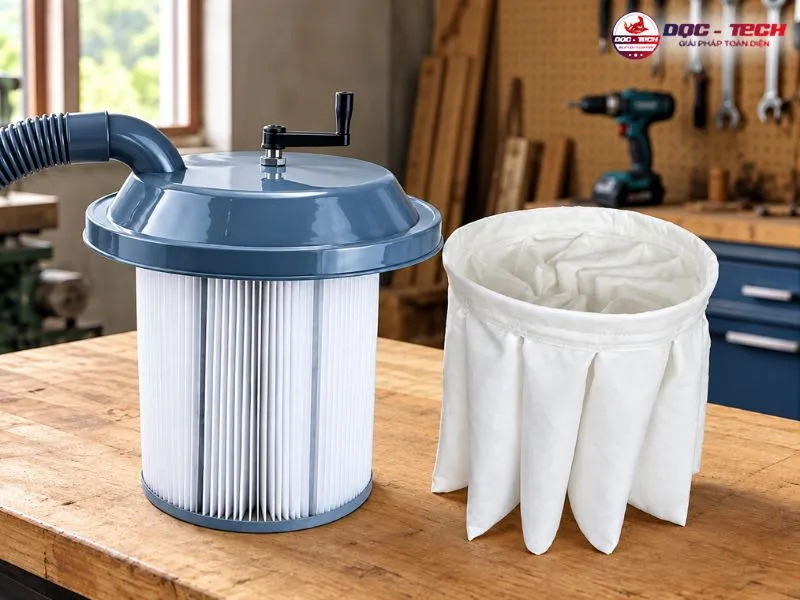 Bộ lọc máy hút bụi nhà xưởng Kumisai KMS 36J cao cấp