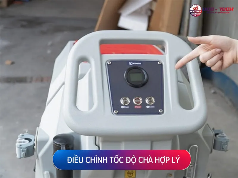Máy chà sàn chà không sạch: sử dụng đúng