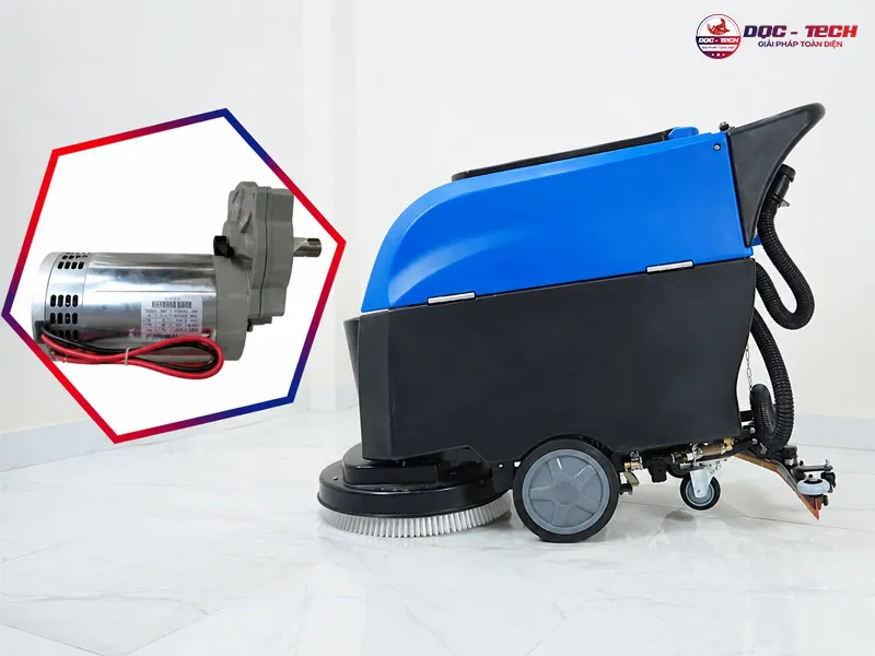 Máy chà sàn chà không sạch: lỗi mô tơ