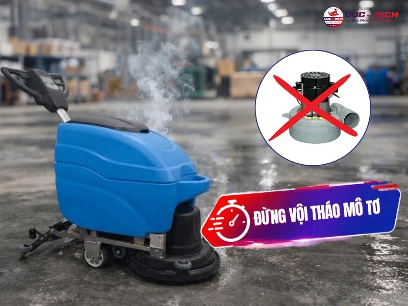 May-cha-san-co-mui-khet-co-nen-tu-thao-motor.jpg Máy chà sàn có mùi khét có nên tự tháo motor