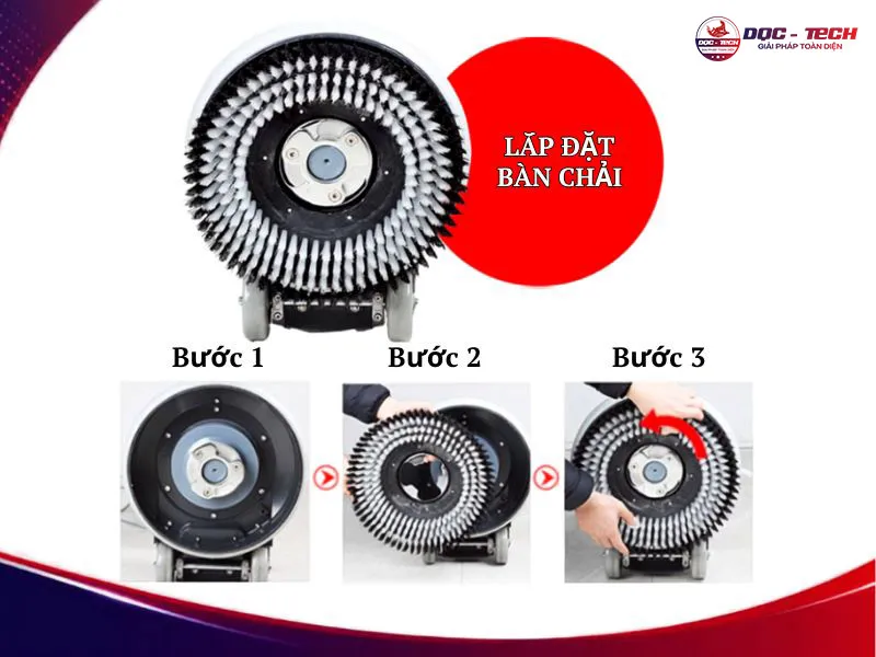 Máy chà sàn công nghiệp Kumisai KMS-005 cách dùng