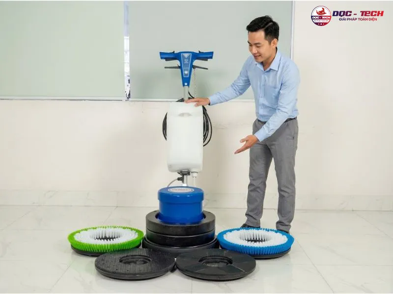 Máy chà sàn công nghiệp Kumisai KMS 98 cách dùng