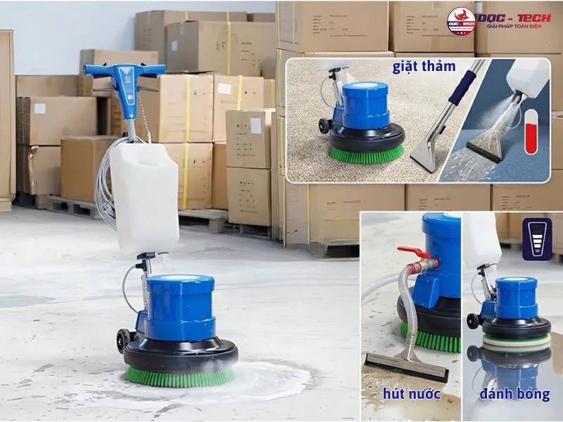 Máy chà sàn công nghiệp Kumisai KMS 98 đa năng