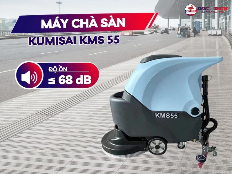 máy chà sàn độ ồn thấp Kumisai KMS 55